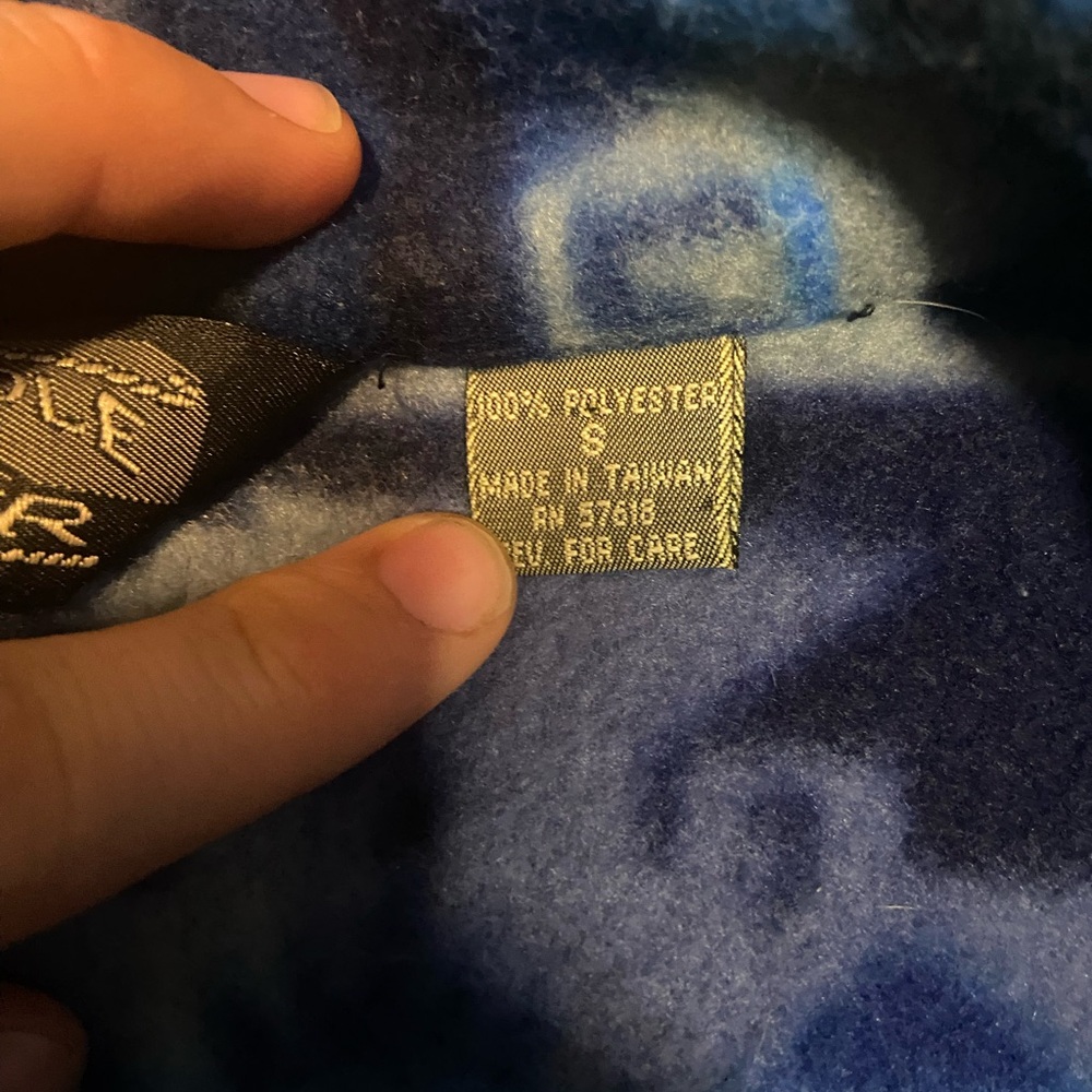 Pendleton Blue and Gray Patterned Teddy Jacket - image 3